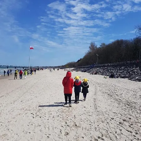 Nadmorskie Tarasy - D213 Z Garazem Lägenhet *